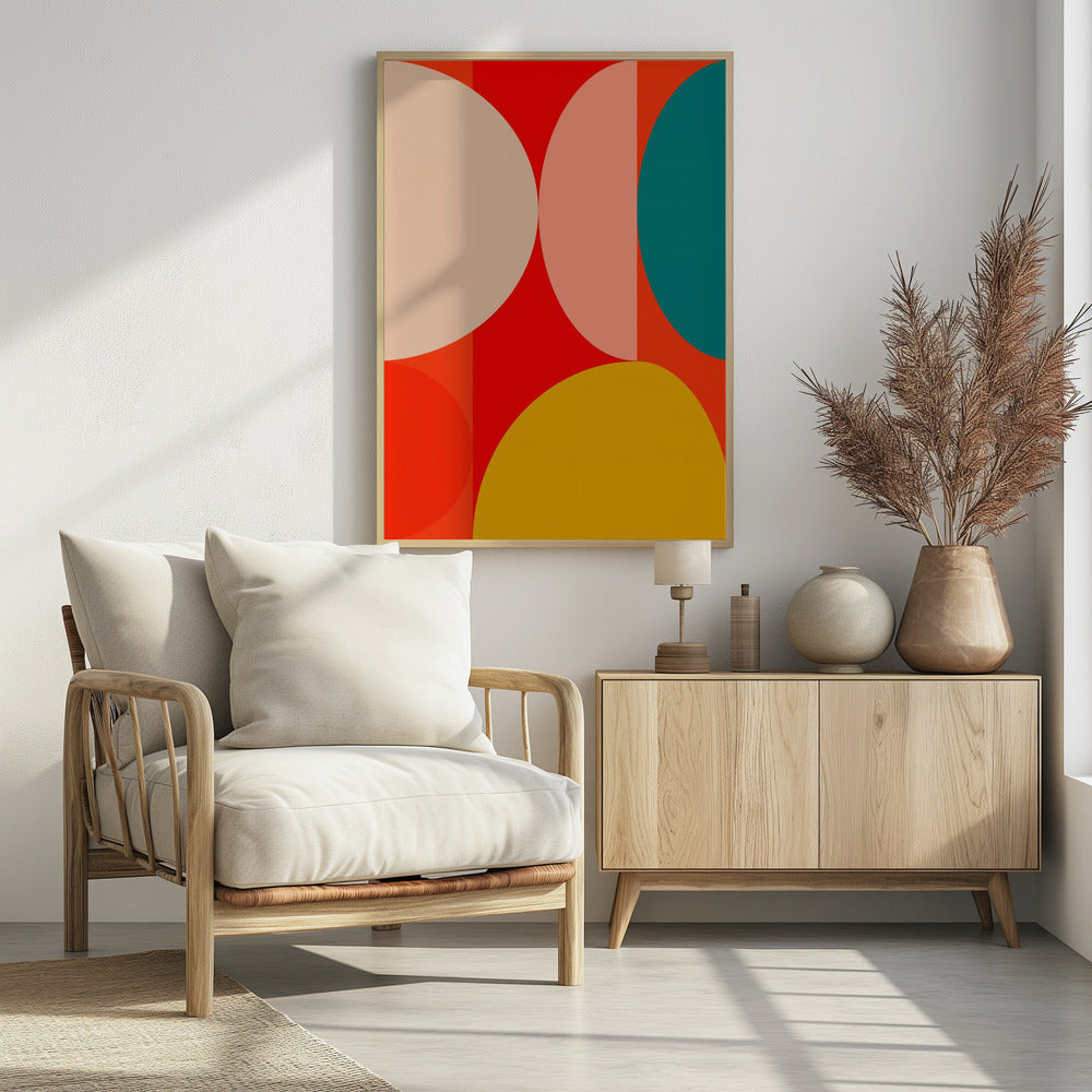 Mid Century Pastel 13 | Poster