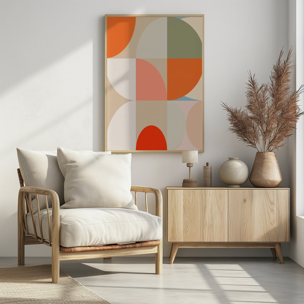 Mid Century Pastel 12 | Poster