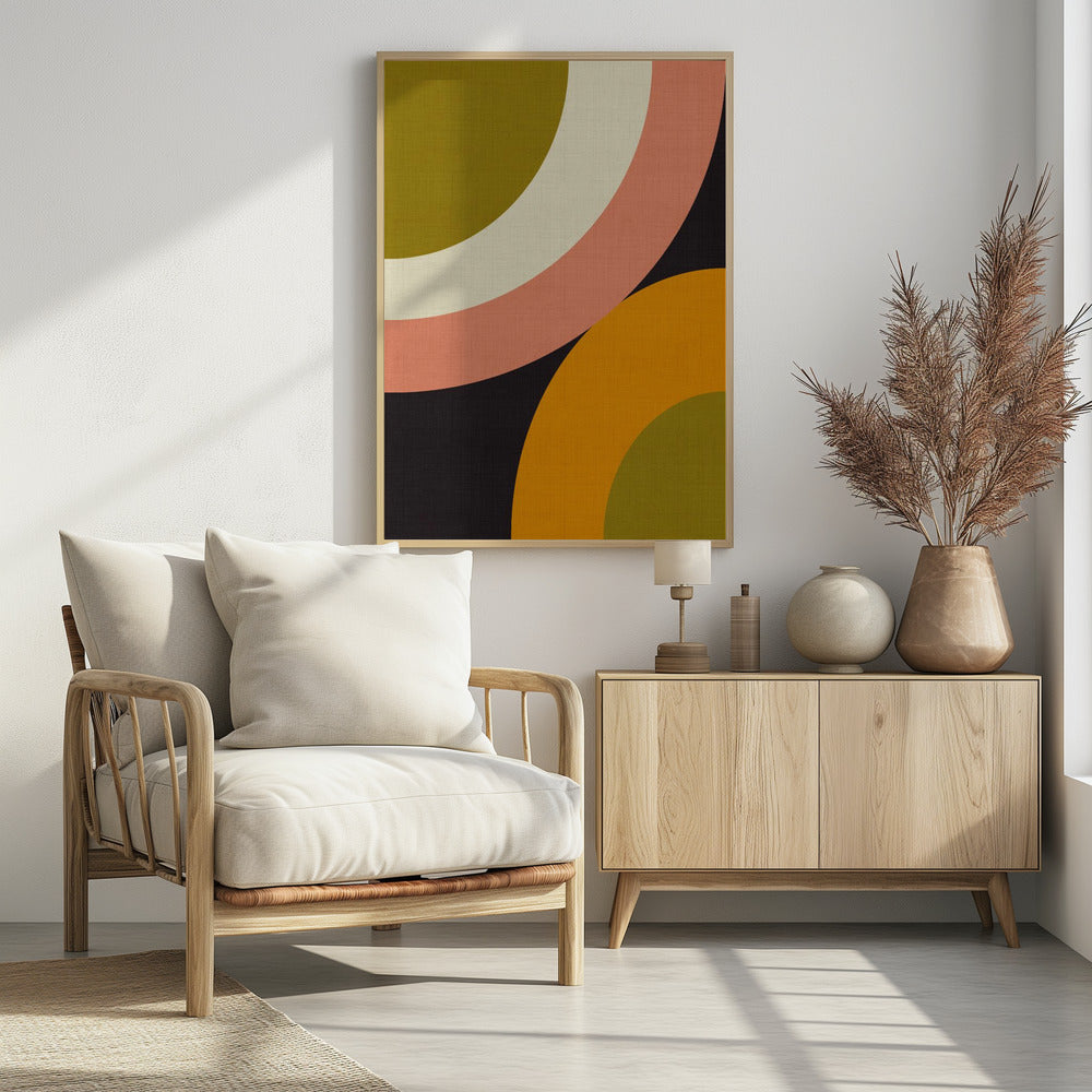 Geo Shapes Fall 21 Rounded | Poster