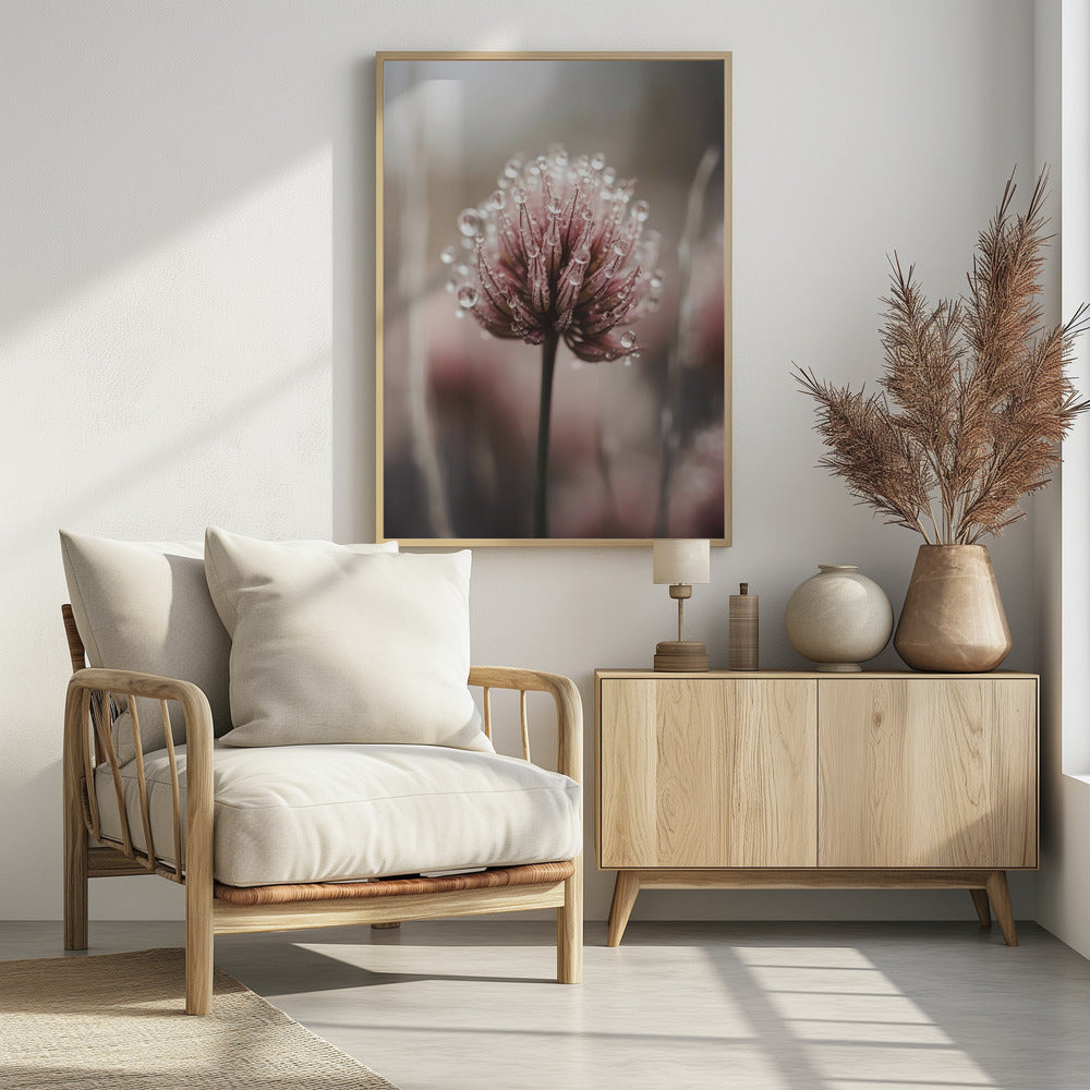 Taugeküsste Blüte | Poster
