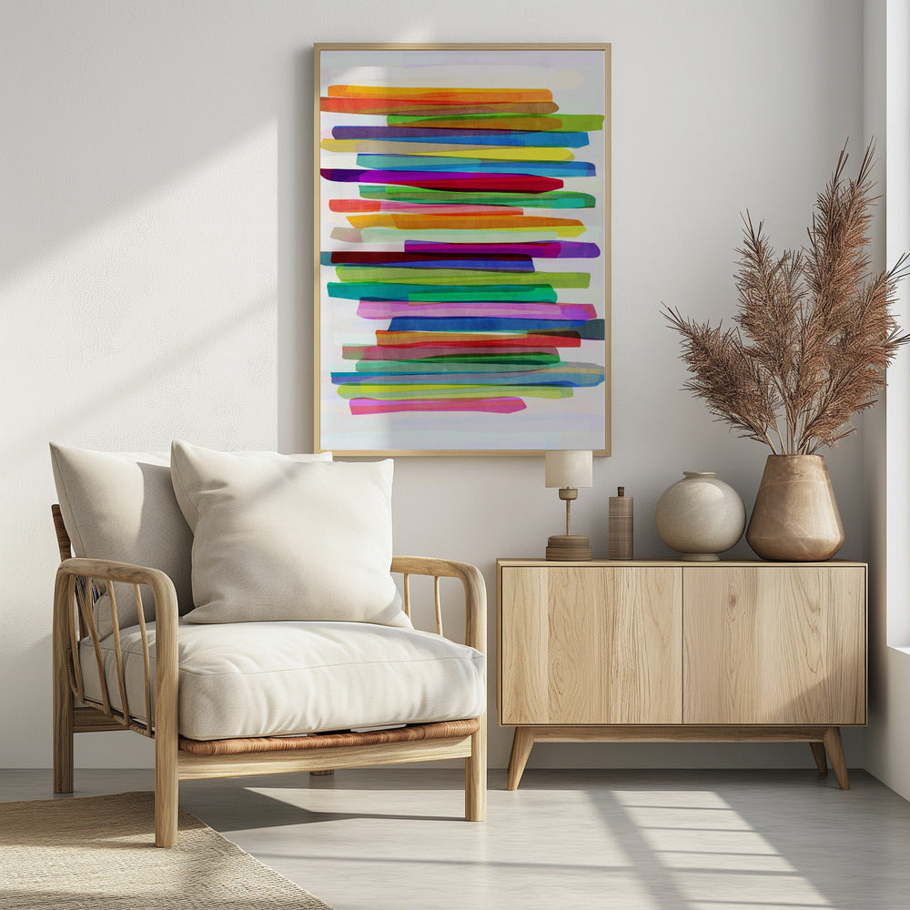 Bunte Streifen 1 | Poster