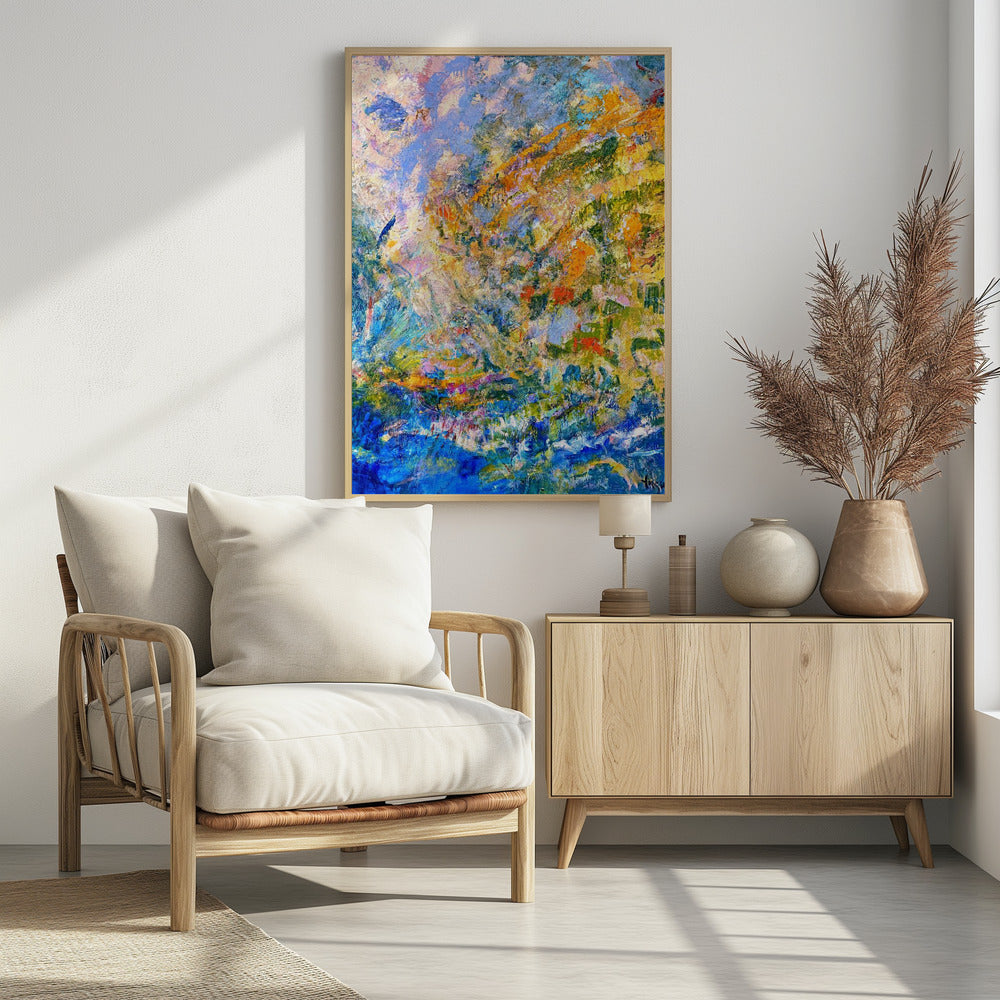 Eine Symphonie grüner Farbtöne | Poster