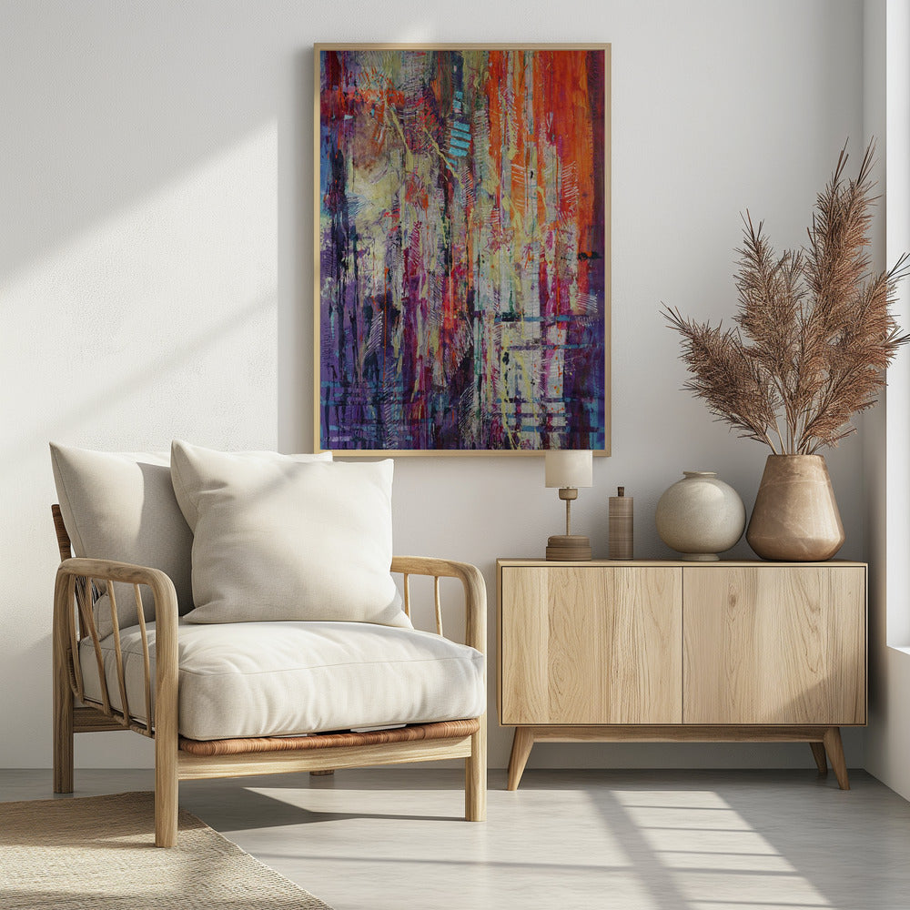 Graceful Echoes of Vibrance | Poster