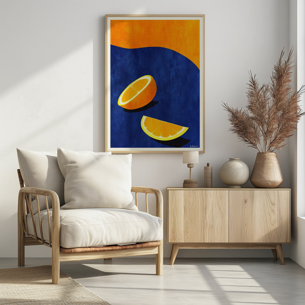 Petit Déjeuner, Deux Oranges | Poster
