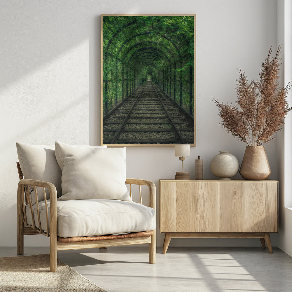 Grüner Tunnel | Poster