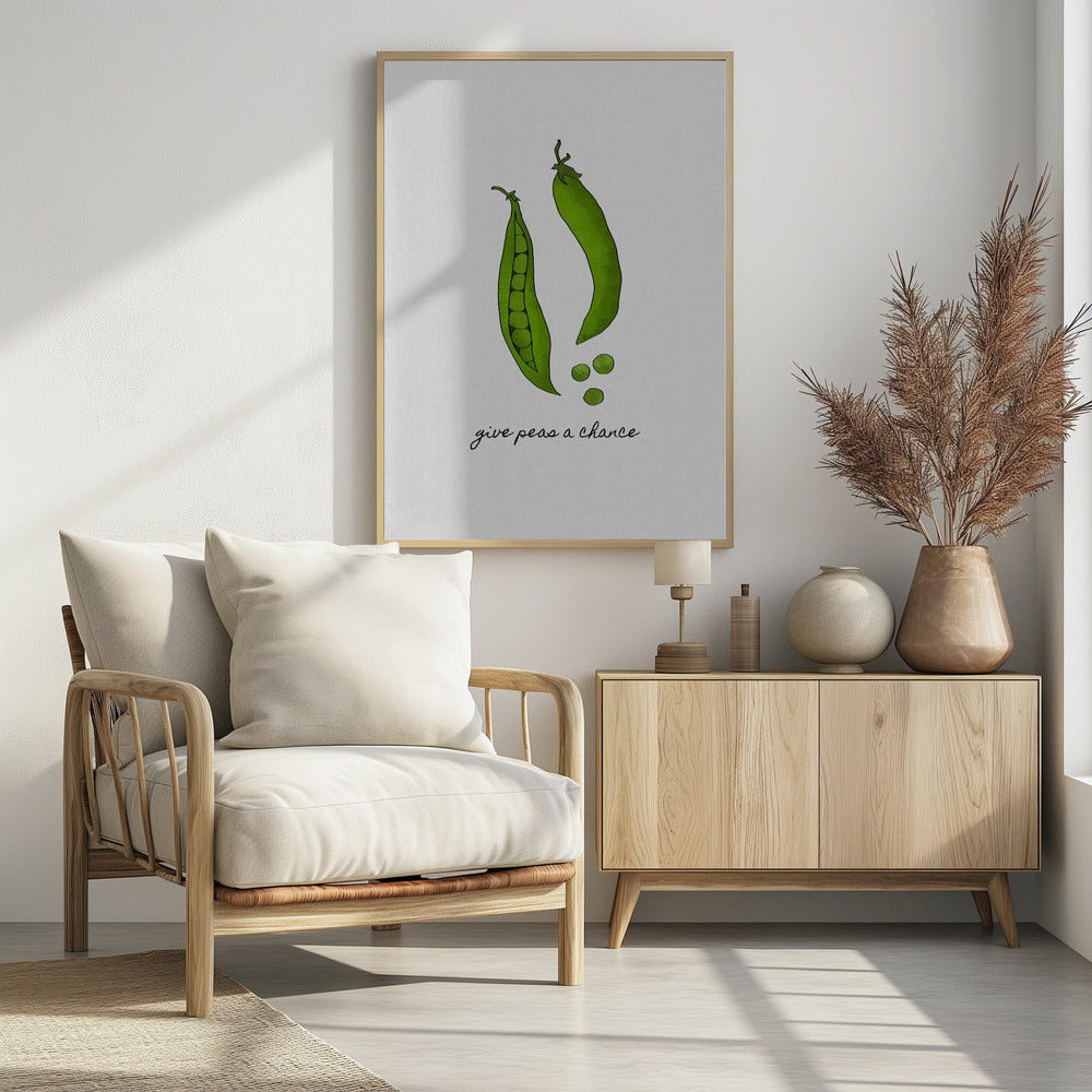Gib Erbsen eine Chance | Poster