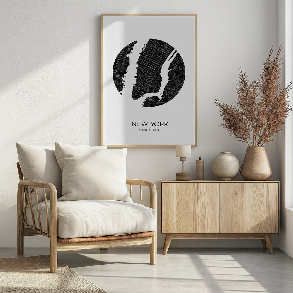 Kreisförmiges Stadtbild | Poster