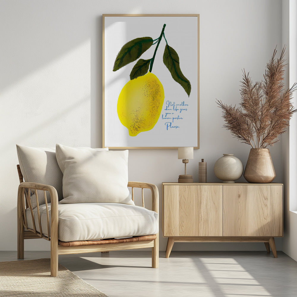 Nicht noch eine Zitrone | Poster
