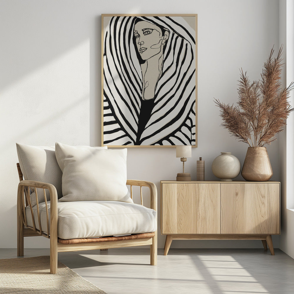 Gestreifte Eleganz | Poster