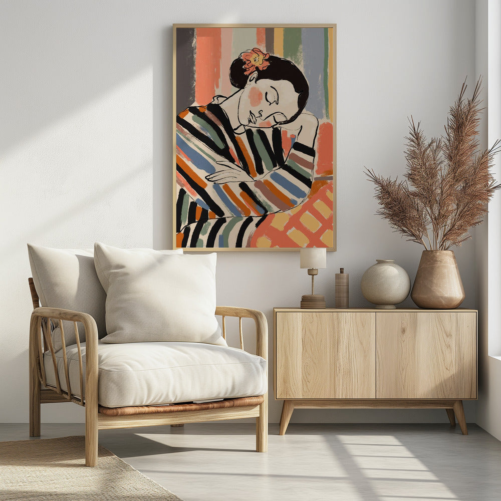 Striped Serenity | Poster