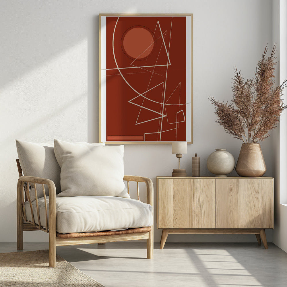 Geometrische Sonnenfinsternis | Poster