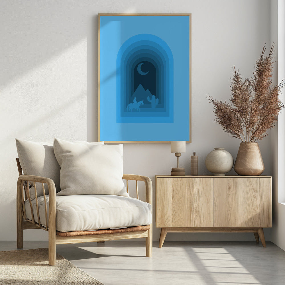 Wüstenmondreise | Poster