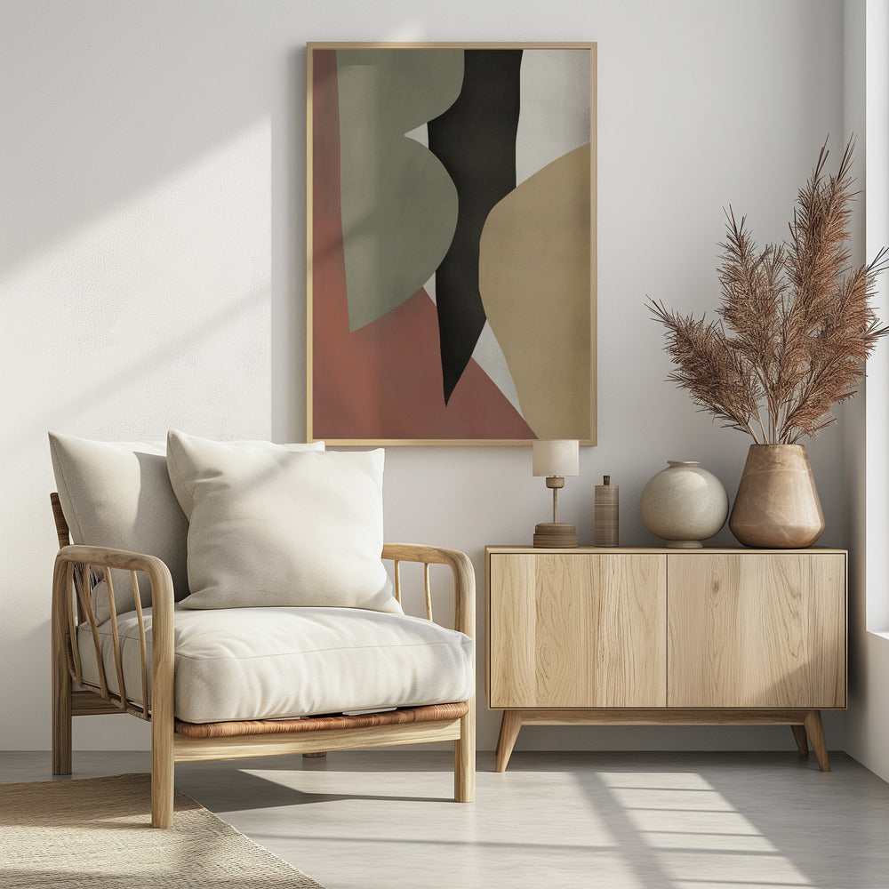 Tropische abstrakte Formen | Poster