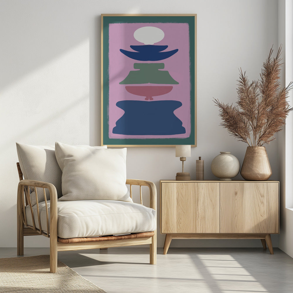 Kräftige, bunte Formen | Poster