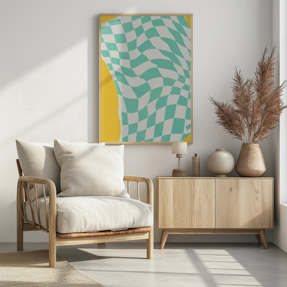 Sommer-Leinen-Trockenstoff | Poster