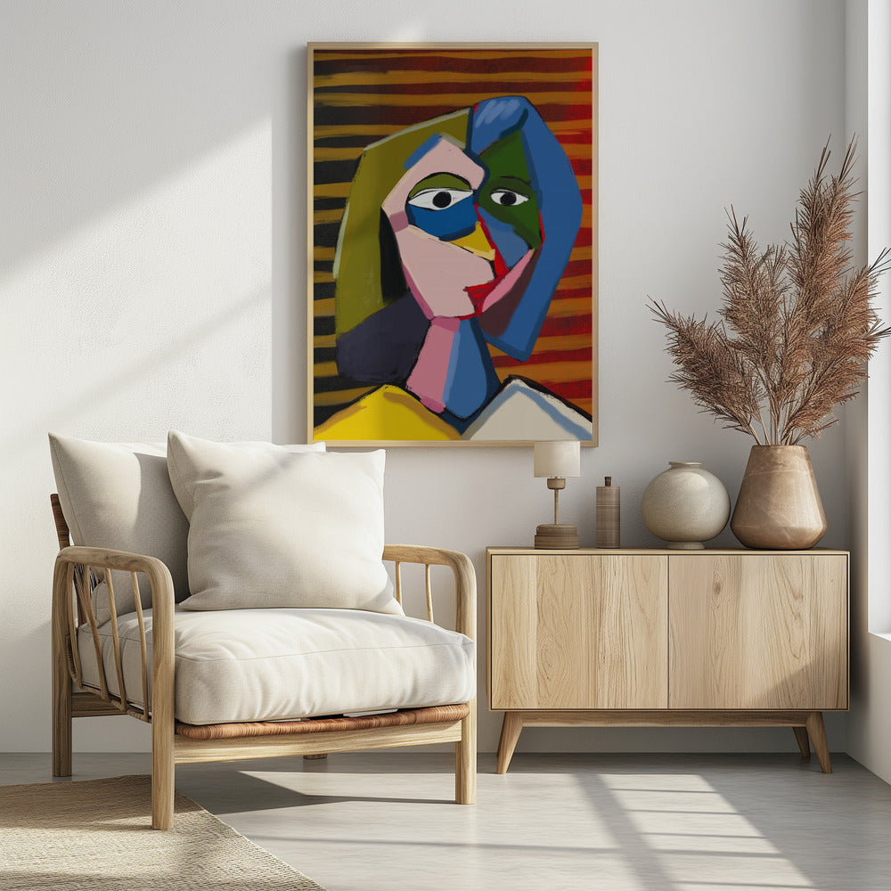Porträt inspiriert von Picasso | Poster