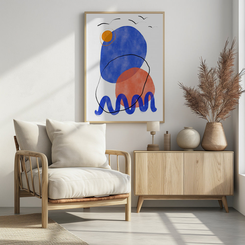 Abstrakte Einsamkeit | Poster
