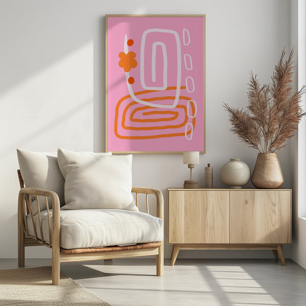 Spiralblütenlandschaft | Poster