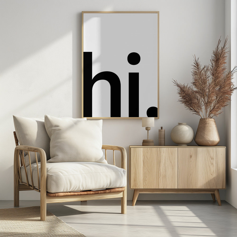 Mutiger Minimalismus | Poster