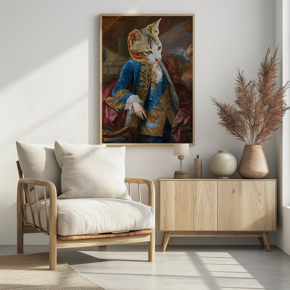 Regal Feline Pose | Poster