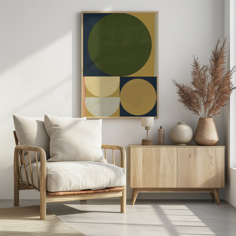 Zeitgenössische Geometrie 1 | Poster