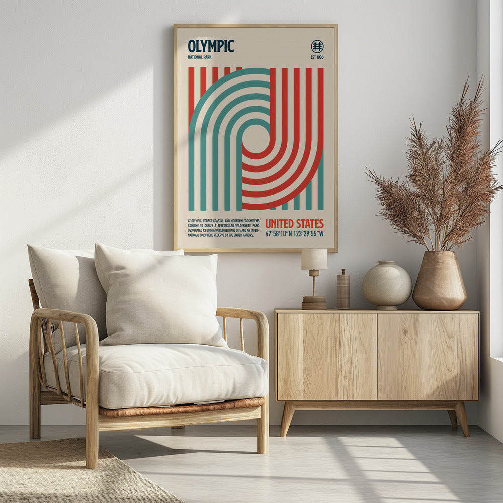 Olympic Nationalpark Reiseposter | Poster