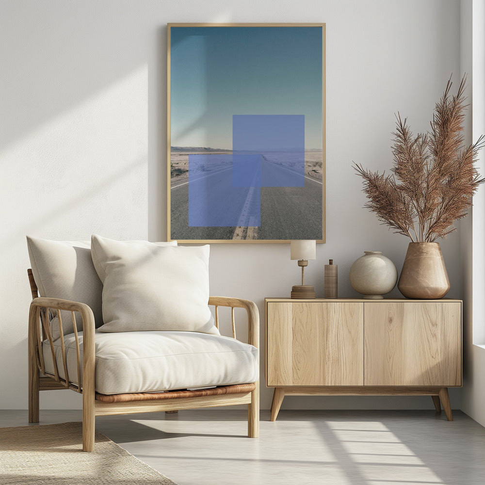 Wüstenhorizontblöcke | Poster