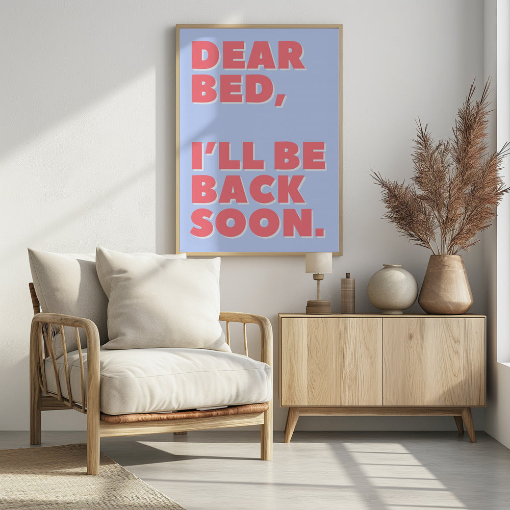 Brief an mein Bett | Poster