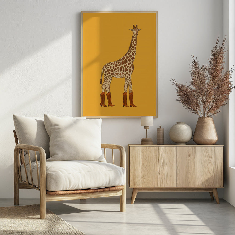 Jolene, die Cowgirl-Giraffe | Poster