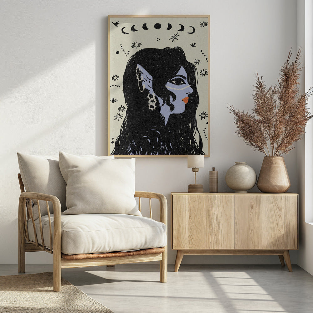Porträt einer Meerjungfrau | Poster