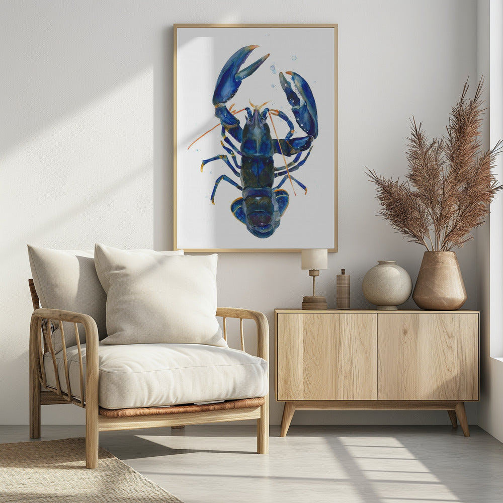 Ein blauer Hummer | Poster