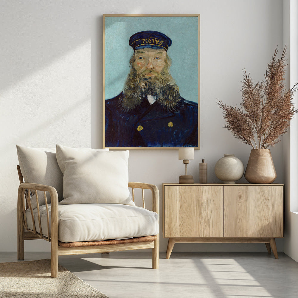 Porträt des Postboten Roulin von Vincent Van Gogh (1888) | Poster