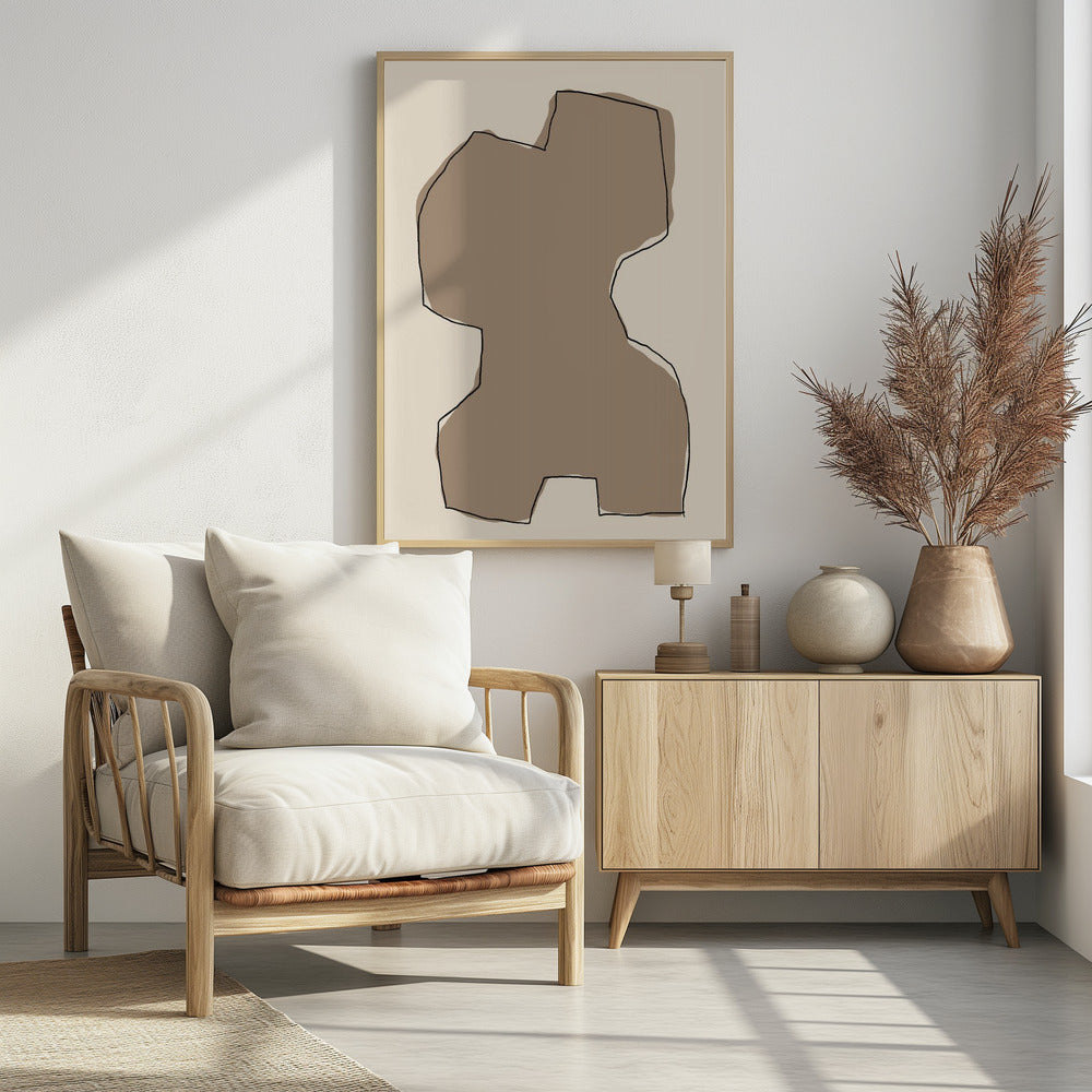 Abstrakte Silhouette | Poster