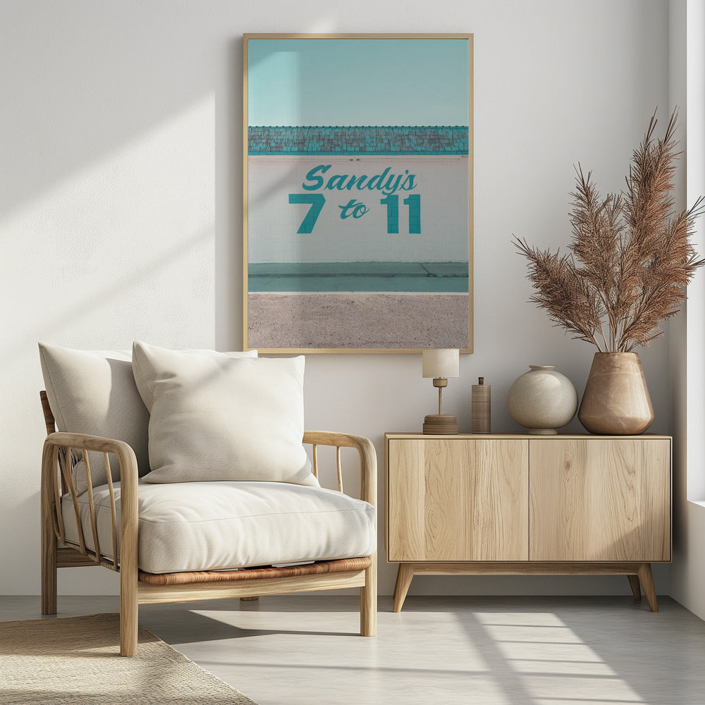 Sandys 7 bis 11 in Marfa, Texas | Poster