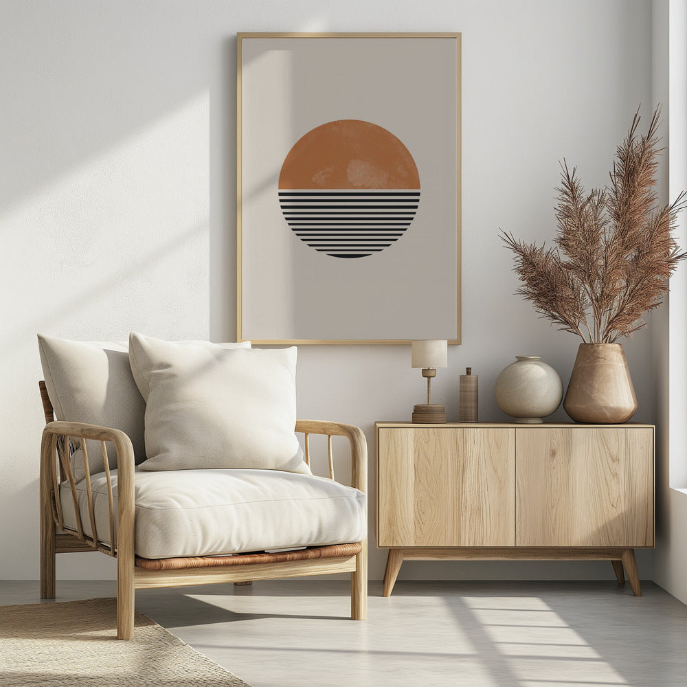 Gestreifter Horizont | Poster