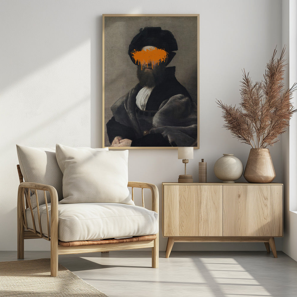 Orange Vandal Splash | Poster