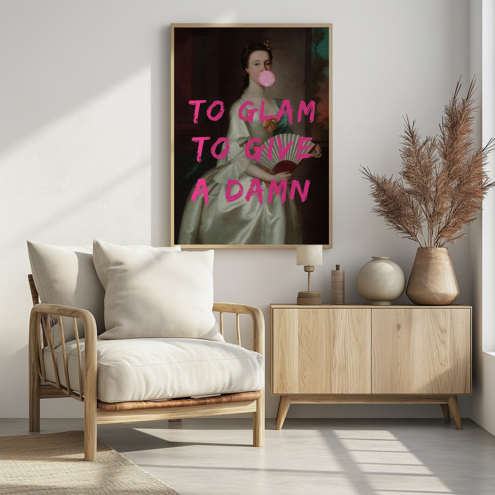 Zu glamourös, um sich einen Dreck darum zu scheren | Poster