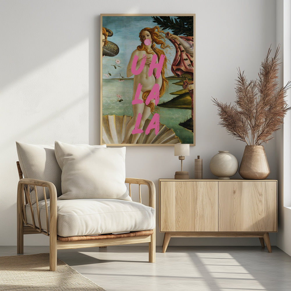 Die Geburt der Venus von Sandro Botticelli / Uh La La | Poster