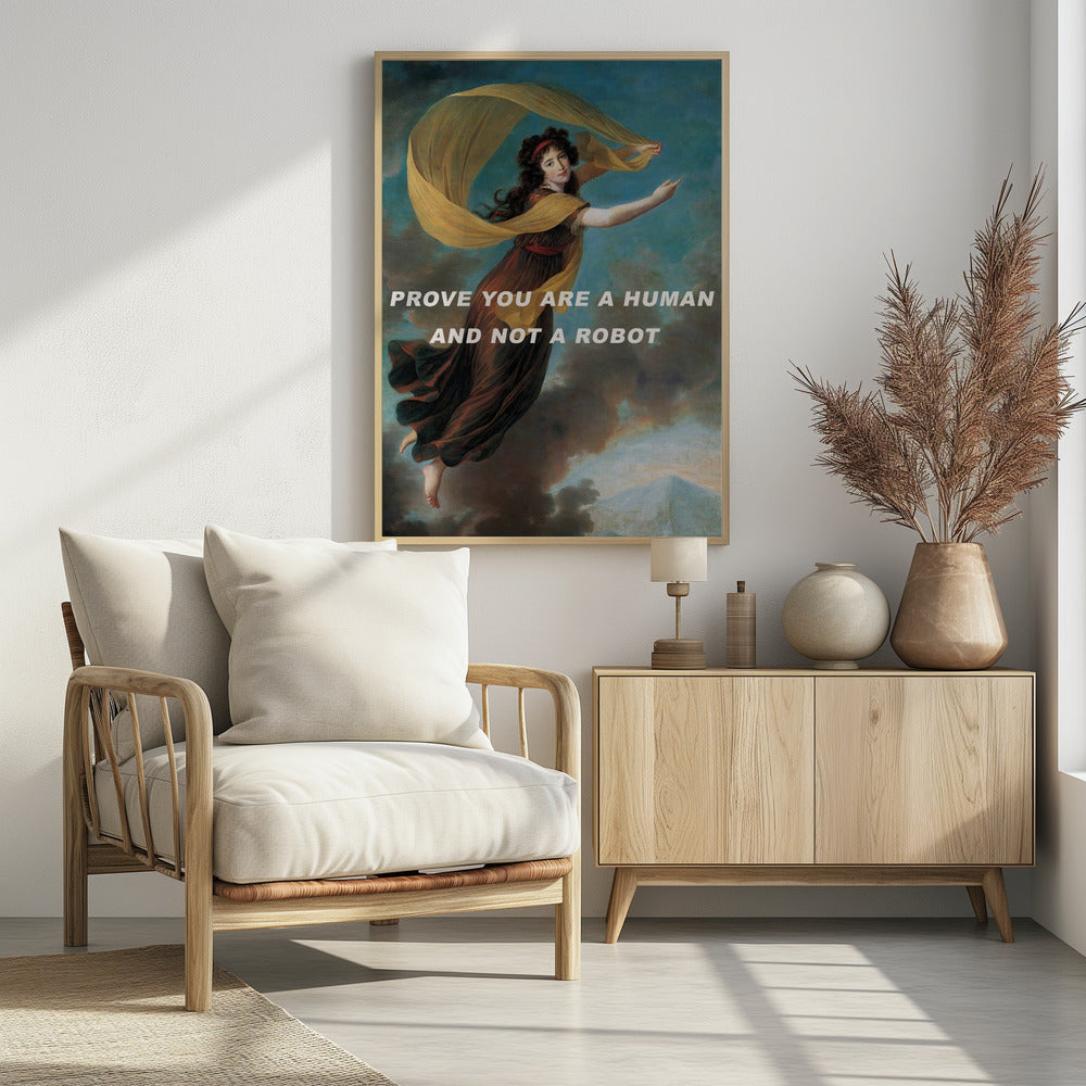 Beweise, dass du ein Mensch und kein Roboter bist. | Poster