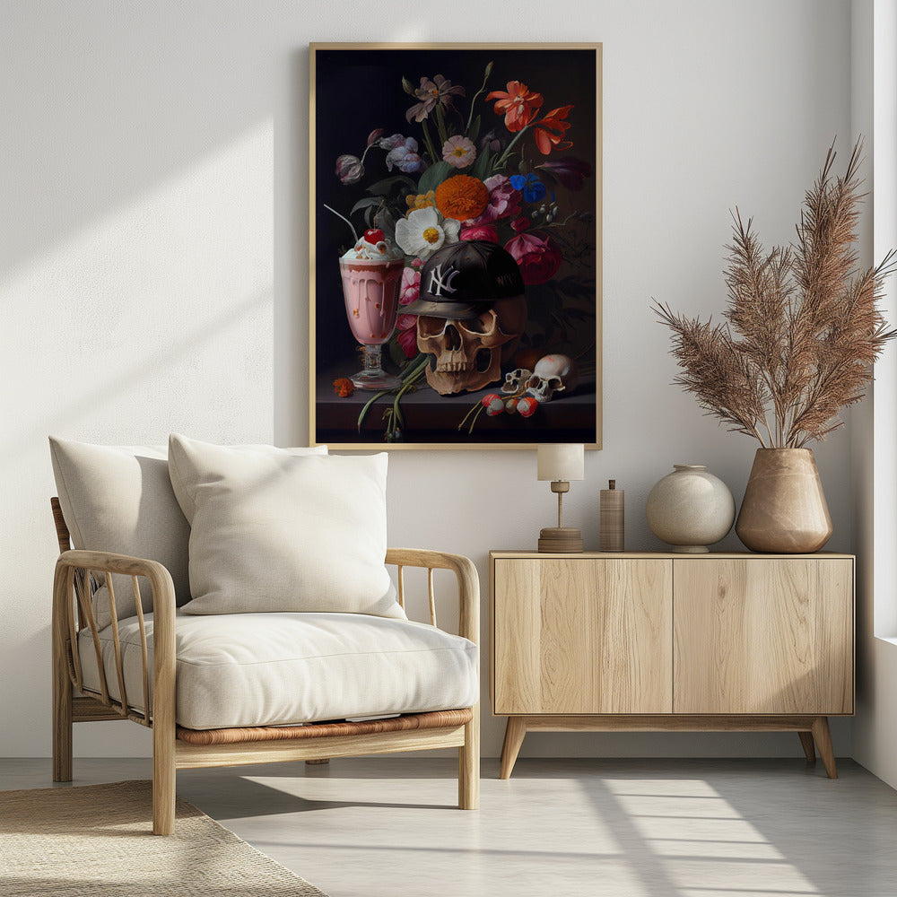 Skull Still Life | Poster