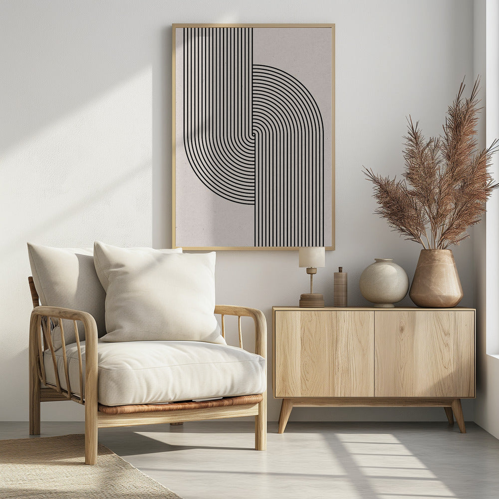 Gebogene Symmetrie | Poster