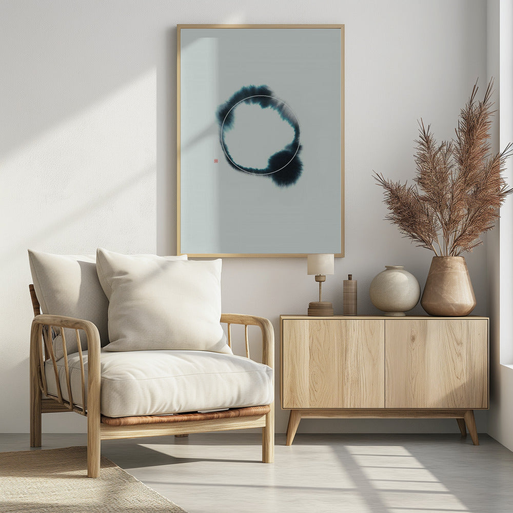 Circle N°2 | Blue | Poster