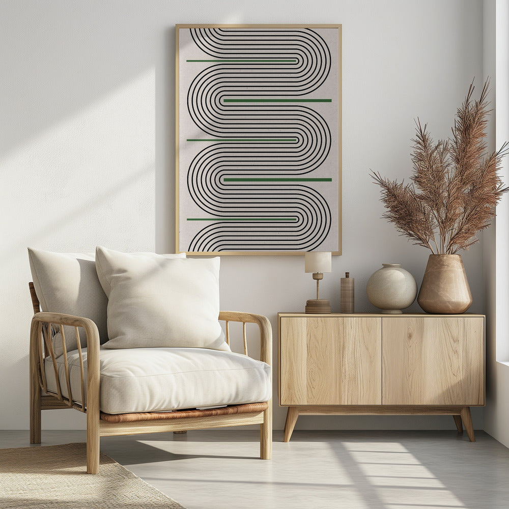 Curved Lines Dance | Poster