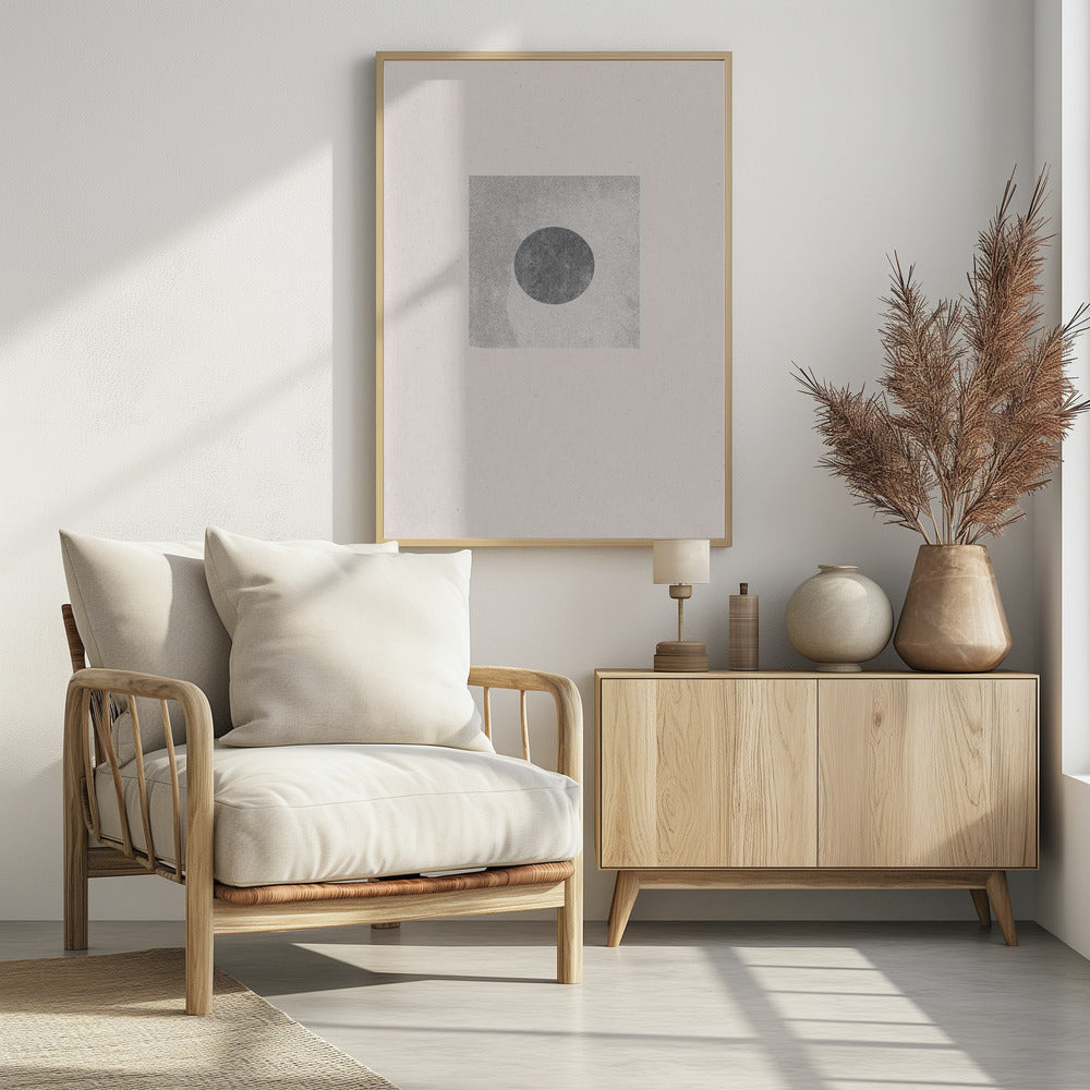 Monochrome Sonnenfinsternis | Poster