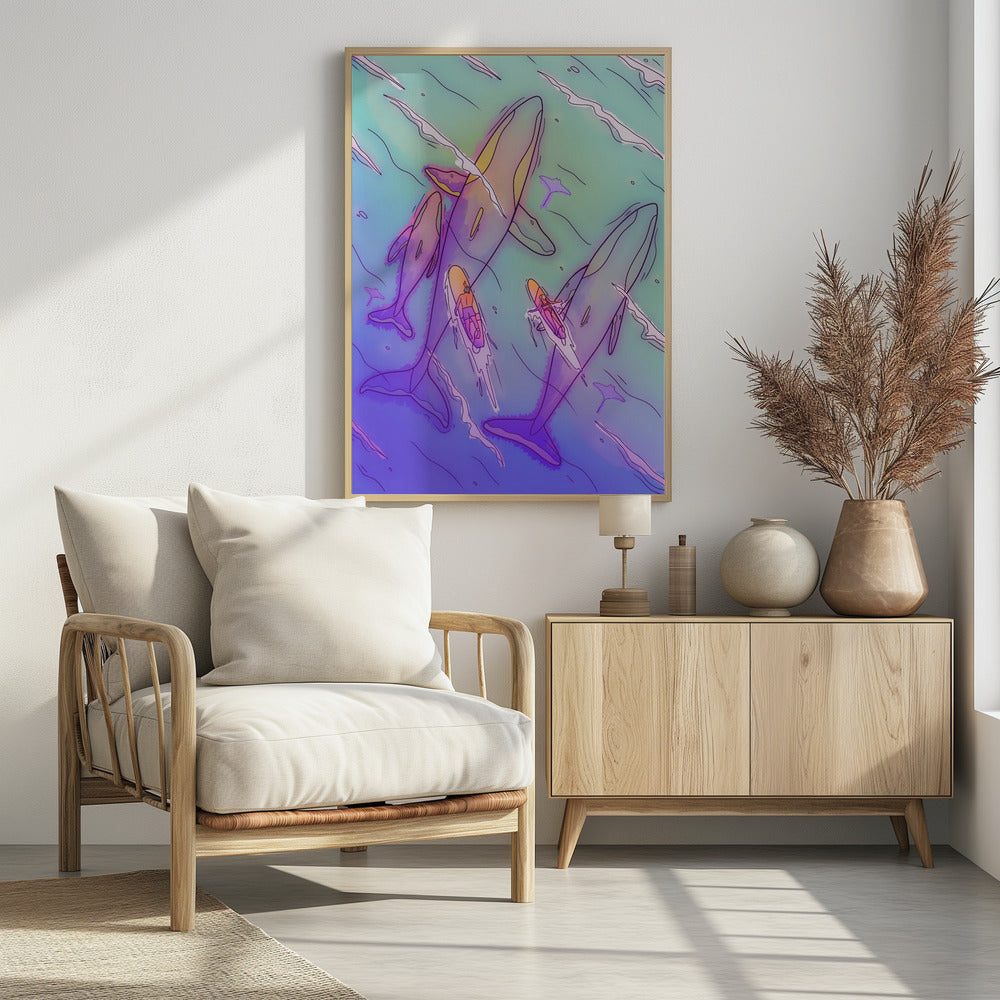 Surfing With the Whales | Poster