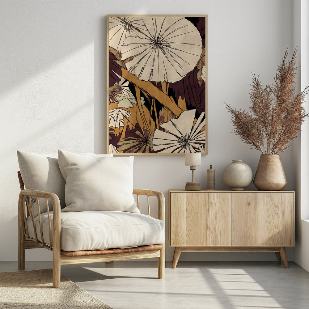 Tropische Goldpflanzen | Poster