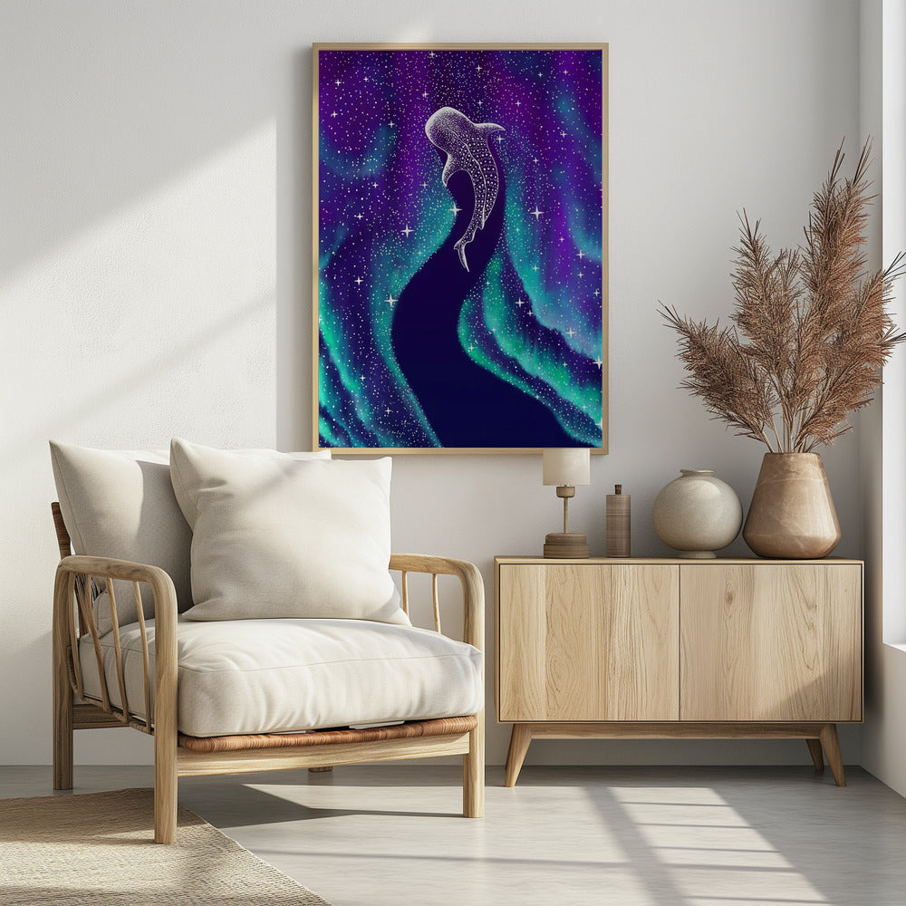 Star Eater In Northern Lights | Poster