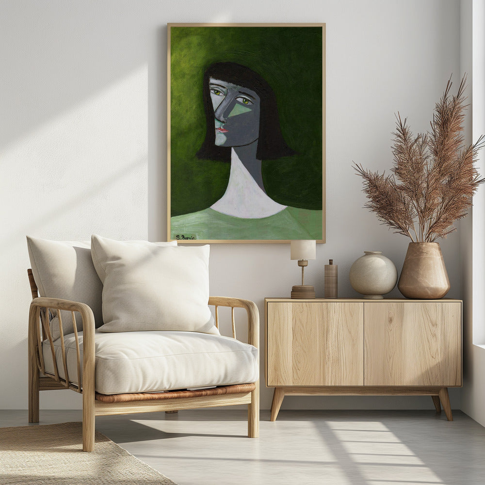 Dame in Grün | Poster
