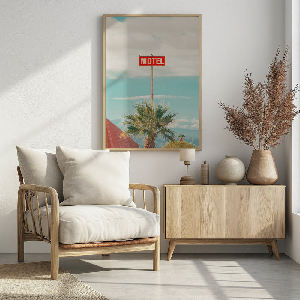 Dieses Motel ist für die Vögel | Poster