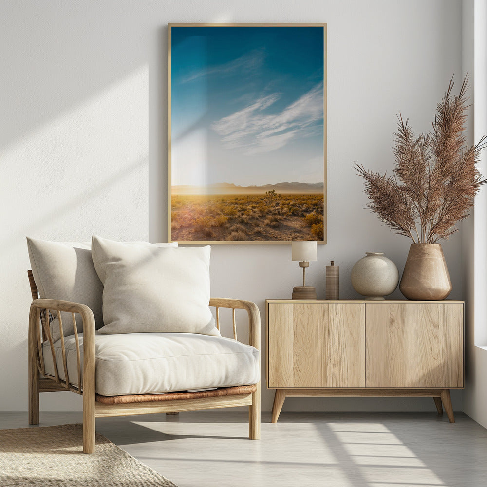 Sonnenaufgang in der Wüste von Nevada | Poster